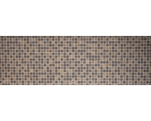 Mozaiková dlaždice s čtvercovými prvky ve vzhledu dřeva