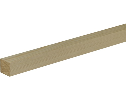 Lišta Konsta čtyřhranná 20 x 20 x 2000 mm, borovice Hranol z masivního dřeva