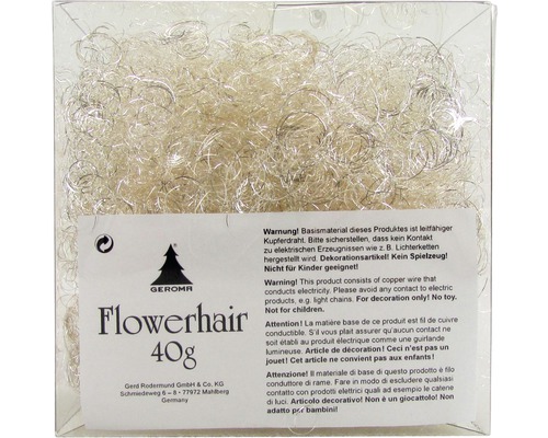 Balení dekorace Flowerhair, hmotnost 40 gramů