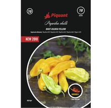 Balení semen Piquant Paprika Chili Bhut Jolokia Yellow