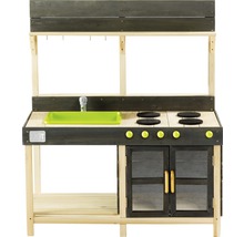 Dřevěná kuchyňka na hraní s dřezem, varnou deskou a troubou