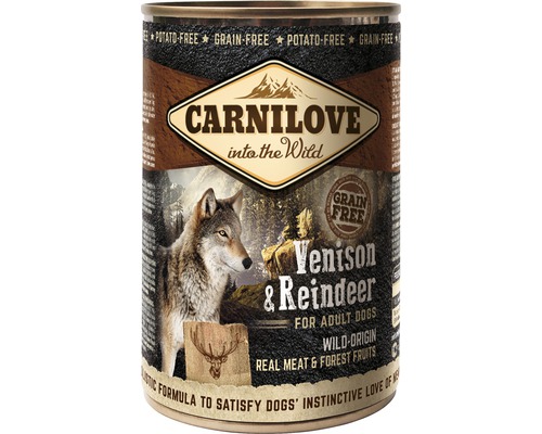 Konzerva pro psy Carnilove Venison & Reindeer 400 g