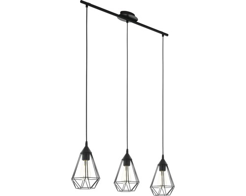 Závěsné svítidlo se třemi geometrickými stínidly