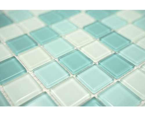 Skleněné mozaikové dlaždice, čtvercové