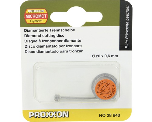 Diamantový řezný kotouč Proxxon Ø 20 mm, 28840