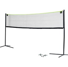 Badmintonová síť s ocelovým rámem a zemními kotvami