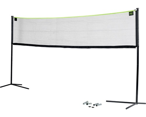 Badmintonová síť s ocelovým rámem a zemními kotvami