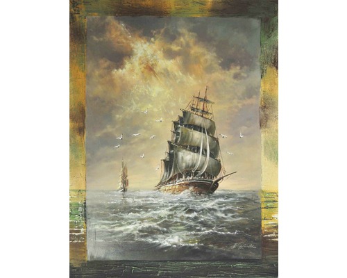 Ručně malovaný obraz 2.807.165 motiv loď 60x80cm