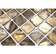 Mušlová mozaika SM 2569 BÉŽOVOHNĚDÁ 30x30 cm-thumb-4