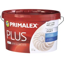 Barva na zeď Primalex Plus bílá 15 kg-thumb-0