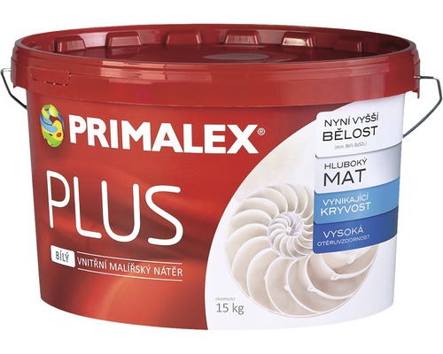 Barva na zeď Primalex Plus bílá 15 kg-0