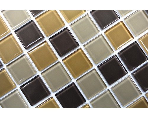 Čtvercové skleněné mozaikové dlaždice na stěnu a podlahu