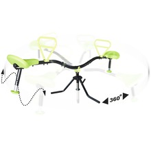 Otočná houpačka se sedadly a madly, otočná o 360 stupňů