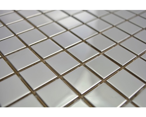 Čtvercové mozaikové dlaždice v detailu