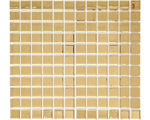 Skleněná mozaika CM 4GO1 zlatá 30,5x32,5 cm