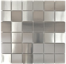 Nerezová mozaika XCE 48D STŘÍBRNÁ 29,8x29,8 cm-thumb-0