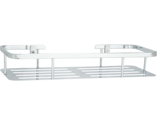 Rohová police z kovu pro montáž na stěnu