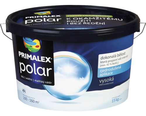 Barva na zeď Primalex Polar bílá 15 kg
