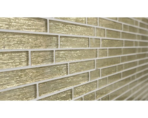 Obkladové skleněné dlaždice v kvádrovém formátu