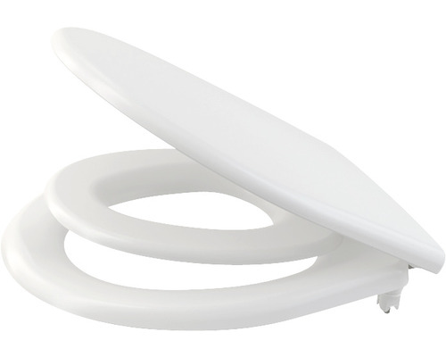 Toaletní sedátko z plastu s otevřeným víkem