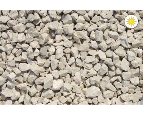 Detailní záběr vápencové drtě