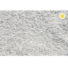 Bílá okrasná drť jako dekorativní sypký materiál