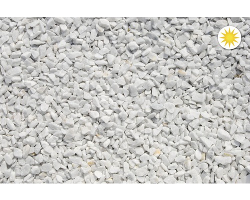 Kamenná drť mramorová kararská 9–12 mm bílá big bag 1000 kg
