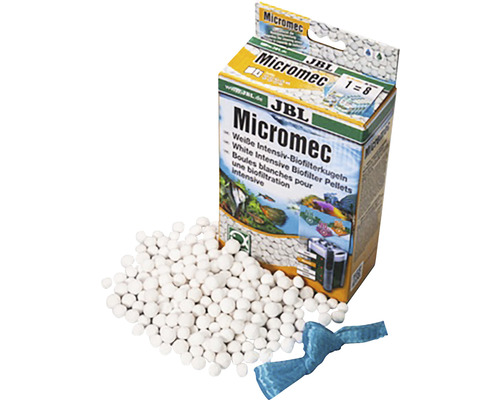 JBL Micromec biofiltrační kuličky s obalem a síťovým sáčkem