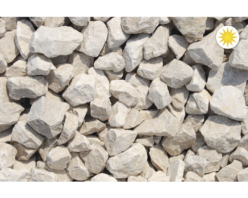 Kamenná drť mramorová zámecká 25–50 mm béžová balení 25 kg Kamenná drť mramorová zámecká 25–50 mm béžová balení 25 kg
