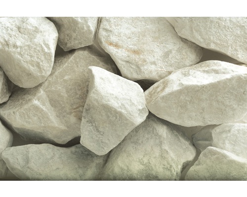 Dekorativní bílé mramorové oblázky