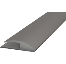 PVC přechodová lišta kobercová 30mm šedá, 1m, jednostran. samolep.-thumb-0
