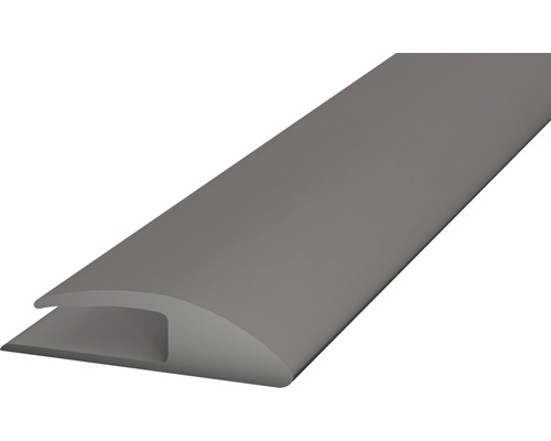 PVC přechodová lišta kobercová 30mm šedá, 1m, jednostran. samolep.-0