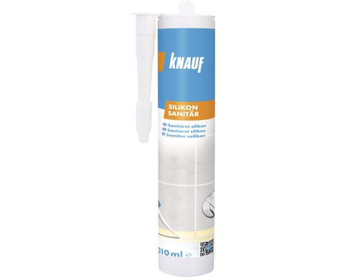 Sanitární silikon KNAUF 310 ml bílá Sanitární silikon KNAUF 310 ml bílá