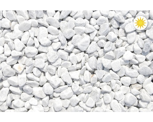 Štěrk mramorový kararský 16–25 mm bílý big bag 1000 kg