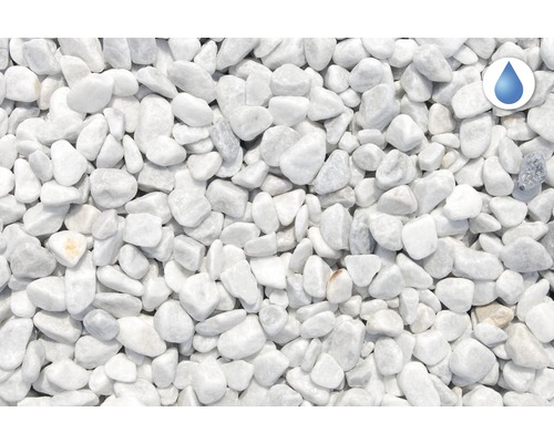 Bílé okrasné oblázky