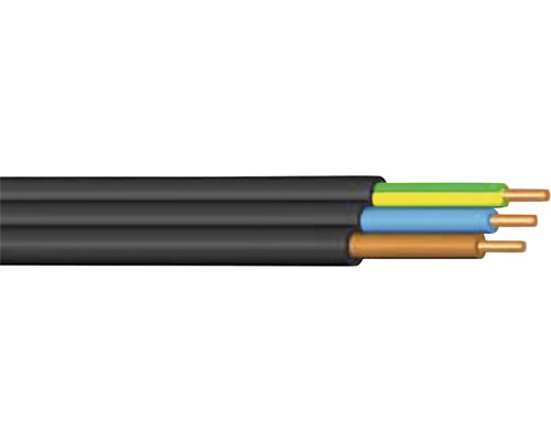 Kabel CYKYLo-J 3x2,5mm² černý 50m