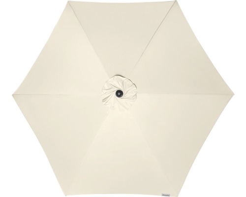 Béžový slunečník shora