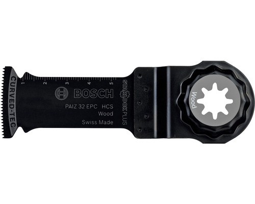 Ponorný pilový list Bosch Starlock Plus HCS na dřevo, 60x32 mm