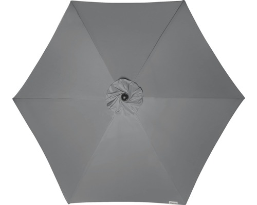 Pohled na šedý slunečník zespodu