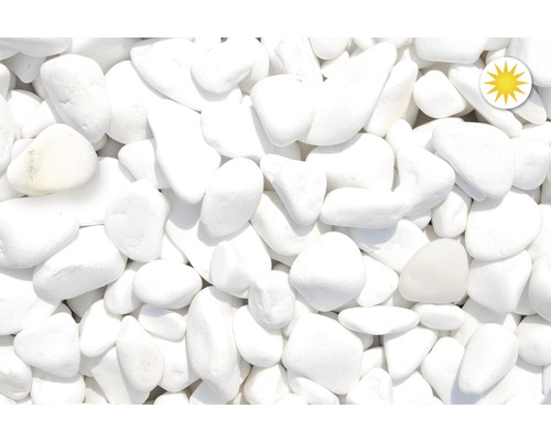 Dekorativní bílé okrasné kameny