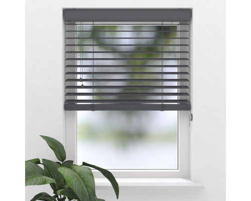 PVC žaluzie SOLUNA "Dřevo" šedá 50 mm 60 x 240 cm