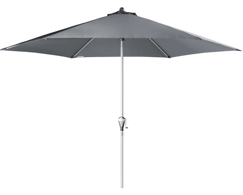 Slunečník se středovou tyčí naklápěcí s klikou Doppler ACTIVE 320 cm antracitový Obdélníkový slunečník s klikovým mechanismem