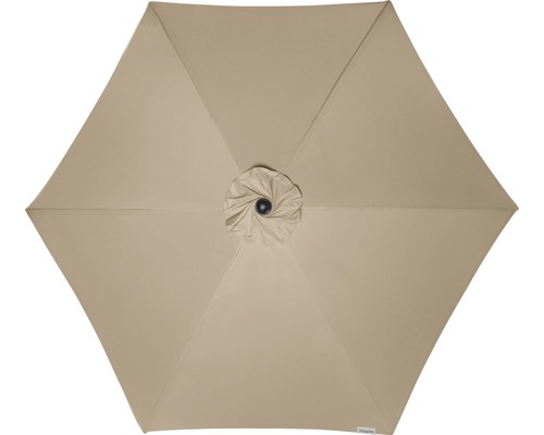 Pohled shora na šestihranný slunečník