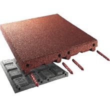 Desky z gumového granulátu s propojovacími kolíky