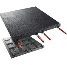 Elastická deska s konektory pro stavbu teras a chodníků