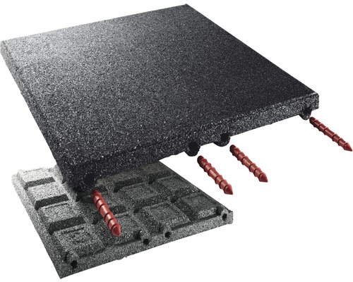 Elastická deska s konektory pro stavbu teras a chodníků