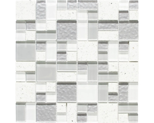 Mozaika XCM K990 MIX BÍLÁ 29,8x29,8 cm