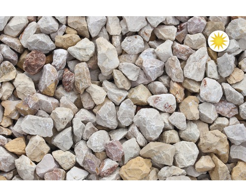 Detailní pohled na okrasný štěrk