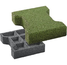 Dva zatravňovací rošty z gumy