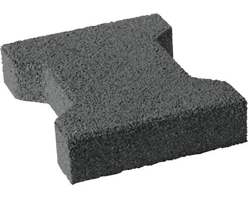 Šedá betonová dlažební kostka ve tvaru I